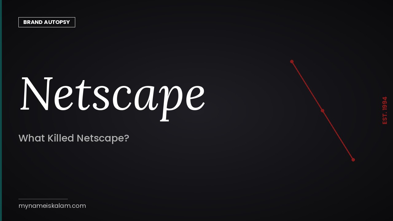Netscape brand autopsy