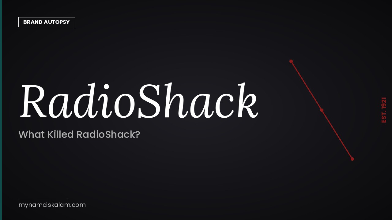RadioShack brand autopsy