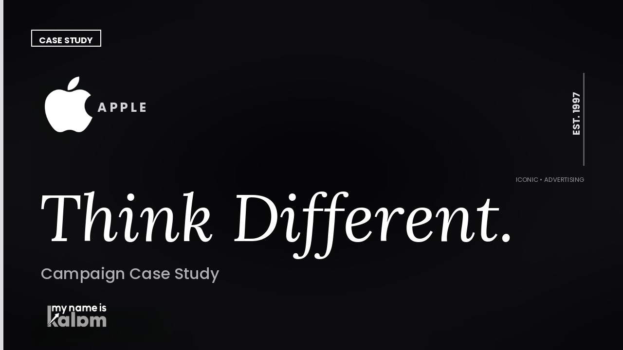 Apple Think Different Campaign